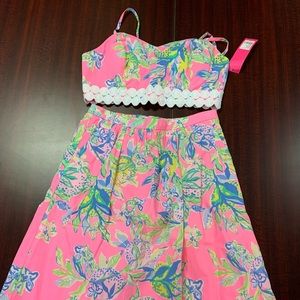 NWT crop top set